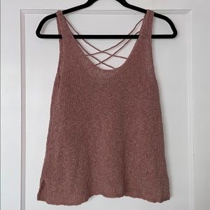 Knit tank top